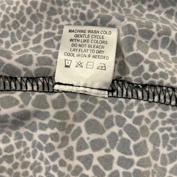 Tacera Black and White Patterned Dress - Picture 10 of 14